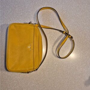 Michael Kors Mustard Leather Crossbody
